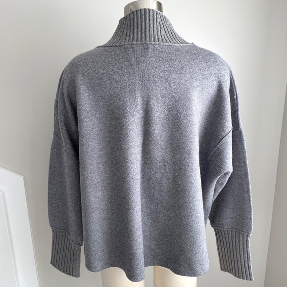 Anthropologie Maeve The Logan Sweater in Dark Gray - Size S - Picture 3 of 8